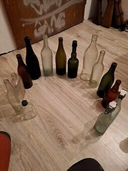 Staré flaše rôzne