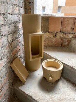 Komponenty ku kominu Schiedel Stabil/Kombigas 180