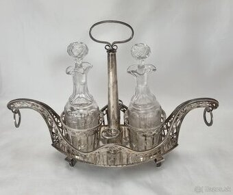 Kaštieľna strieborná súprava - 622 gramov