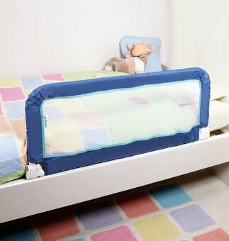 Zábrana na posteľ - modrá