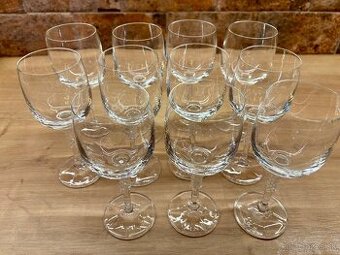 Poháre zo skla 11ks