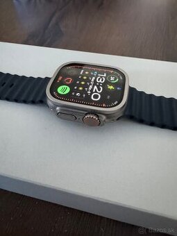 Apple watch ultra 2 titanium blue ocean