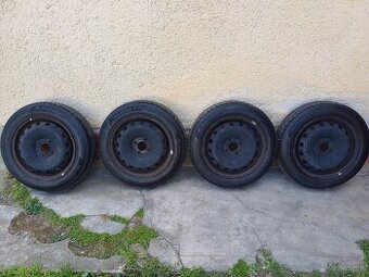 disky 4x100R15 ET50 + letné pneu 165/65R15 Dacia Renault