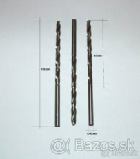 Vrták 6,6 mm s válcovou stopkou, dlouhý HSS, PN 2916