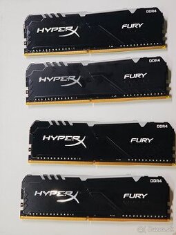 Predám ram pamäte DDR4 Kingston HyperX Fury 8GB 4ks