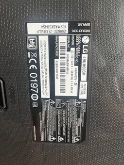 Predam LED TV LG 49 palcov