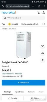 Mobilná klimatizácia Solight Smart DAC-9000