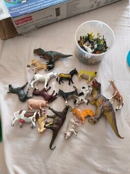 Zvieratká mix ( aj schleich)