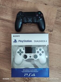 PS4 ovládače (biely, čierny)
