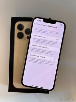 IPHONE 13 PRO GOLD 256GB ZÁRUKA - VEĽMI PEKNÝ STAV