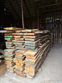 Dubové šušené fošne