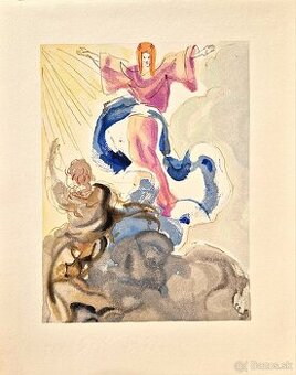 SALVADOR DALI - Nebo (Dante - Božská komédia) surealizmus