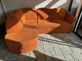 Rohový gauč s kreslom