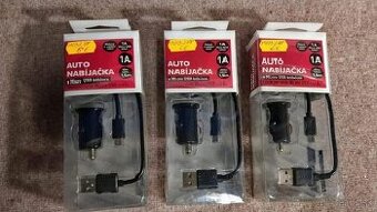 USB nabíjačka MOBILNET 12/24V s káblom 1,5m