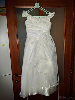 Šaty na prvé sväté prijímanie , veľkosť 134