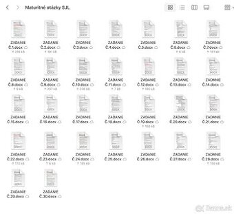 Maturitné otázky - slovenský jazyk a literatúra