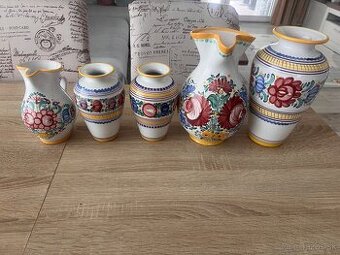 5ks starozitnch keramických vaz a dzbanov