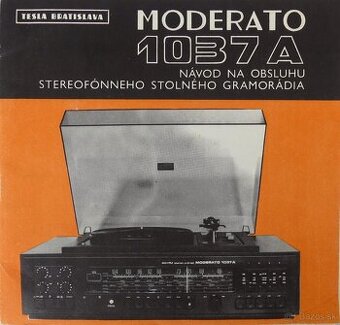 MODERATO 1037A návod na obsluhu