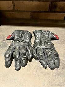 Kožené rukavice na motorku Dámske veľkosť 6 - 1