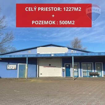 Na prenájom: výrobná hala/ skladový priestor 1021 m2, Galant