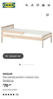 Detská postel IKEA