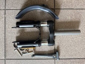 Hydraulická predná vidlica pre Xiaomi + blatnik a stojan