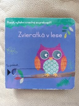 Predám knihu s posuvnými okienkami Zvieratká v lese