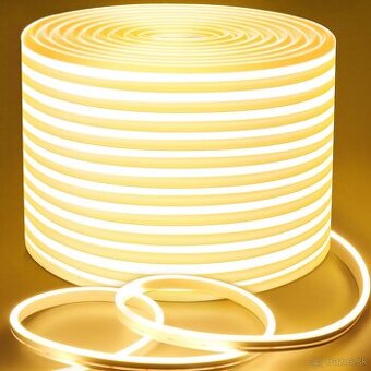 Lamomo LED pásik 20M, teplý biely stmievateľný neónový LED p