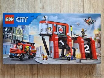 Lego City 60414 Hasičská stanica s hasičským vozidlom