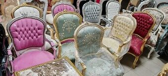 Na predaj viac druhov kresielok Ludvik XIV