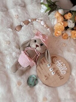 Zajačik amigurumi / Ručná práca