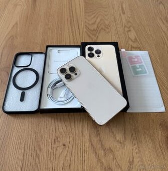 iPhone 13 Pro 256 gb Gold - komplet príslušenstvo, záruka
