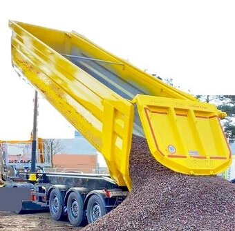 zánovní 37m3 dumper návěs vana sklápěč Schwarzmueller KIS 3/