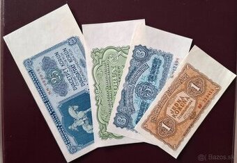 Československé bankovky.