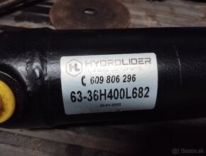 Dvojčinny hydraulický valec, piest 63/36/400