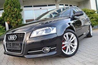 AUDI A3 1.6 TDI S LINE, TEMPOMAT, XENÓNY,KOŽA, ELEKTRÓNY R17