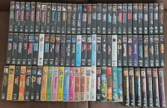 Kolekcia originálnych VHS kaziet