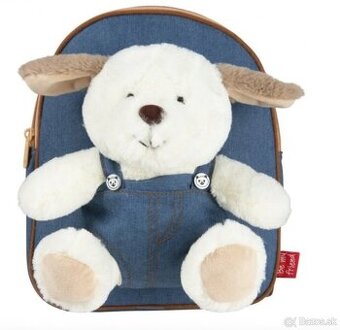 Nový detský denimový batoh s odnímateľnou hračkou PSÍK