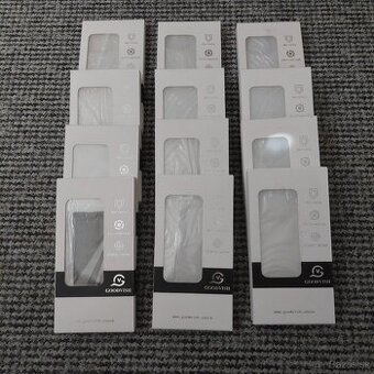 iPhone 12/12Pro zadní kryt + ochranné sklo (zlatá) 12ks nové