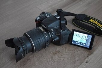 Nikon d5100 s VR objektivom 18 - 55 AF - nafotene 6 tisic.sn