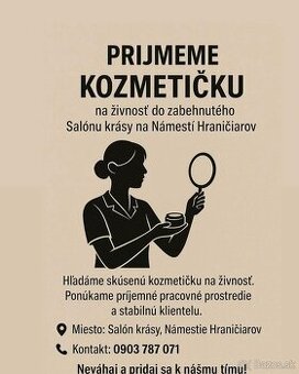 Prenajom miesta v salóne - 1