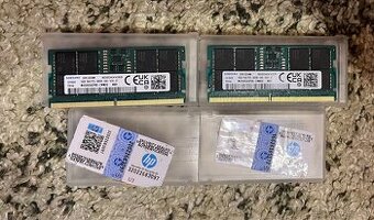 Originál HP KIT 32 GB (2 x 16 GB) DDR5 SODIMM RAM 5600 Mhz