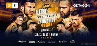 Predám dva lístky na Oktagon 81 v Prahe za cenu jedného