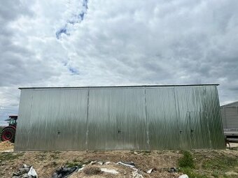 Pozinkovaná plechová hala 11×6 m