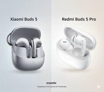 Xiaomi buds 5 & Xiaomi Redmi Buds 5Pro