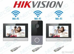Videovrátnik HIKVISION DS-KV6113-WPE1(C) + 2x DS-KH6320-WTE1