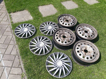 Predám plechové disky na Ford Focus mk1 + puklice