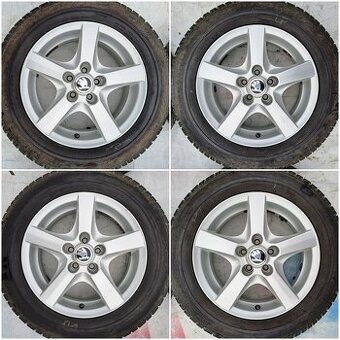 5x100 195 65 R15 Audi VW Škoda Seat Ako Nové Top Stav