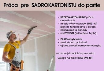 Práca pre SADROKARTONISTOV
