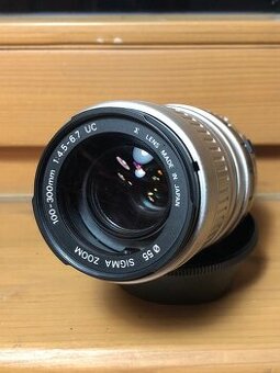 Canon EF Sigma 100-300mm objektiv pre apsc aj ff